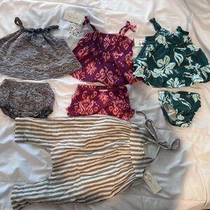 Carter's and Rylee and Cru Kids Matching Sets - Gray, Purple, Green